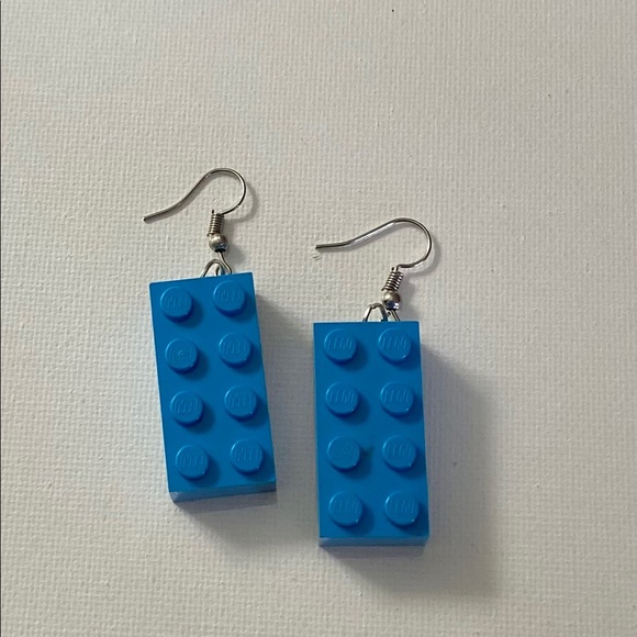 Jewelry - Handmade Lego dangle earrings